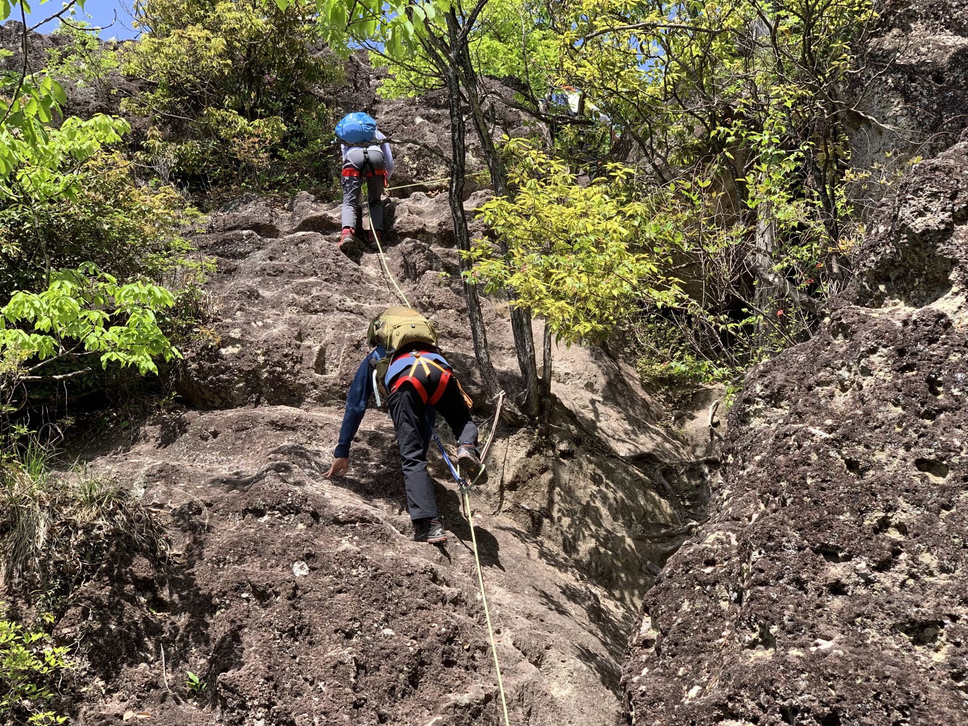 〈岩場講習〉鹿沼の岩山 - 画像 (2)